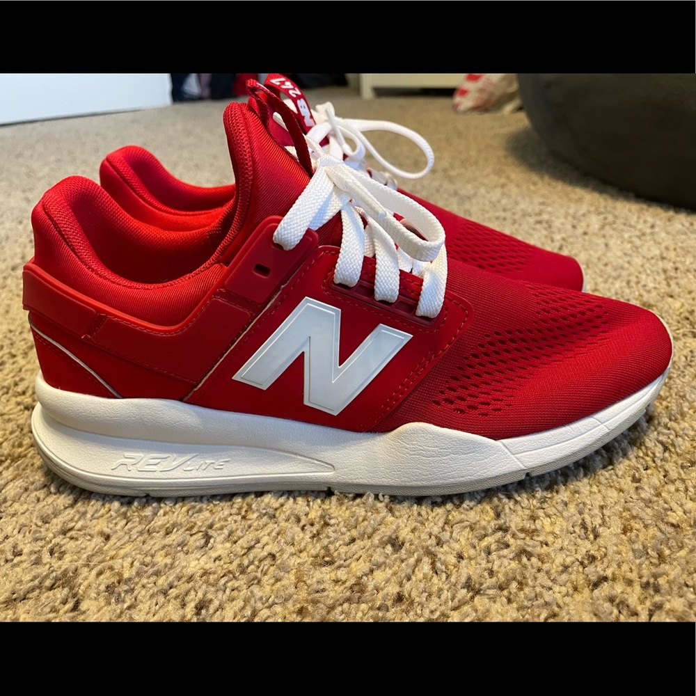New balance tennis shoes - worn once!!! Near perfect condition!!!